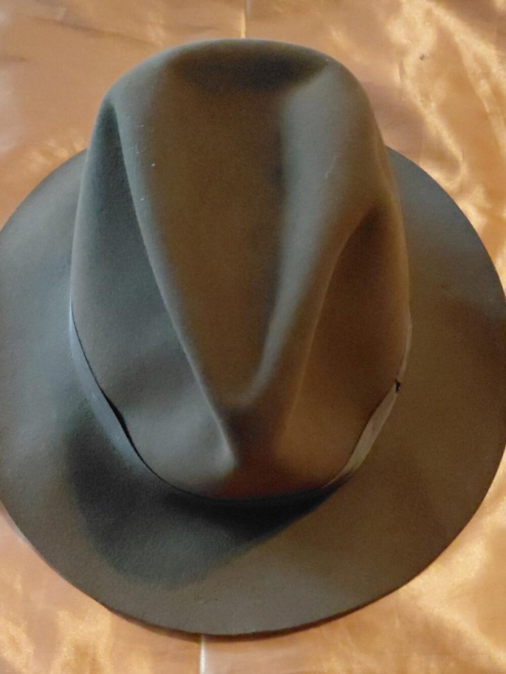 Vintage Lock & Co Hatters  Brown York Fedora Hat - Sz 7